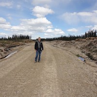 Recent logging provides road access to targets