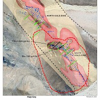 Francisca North and South Gold Zones- Interpreted Geology